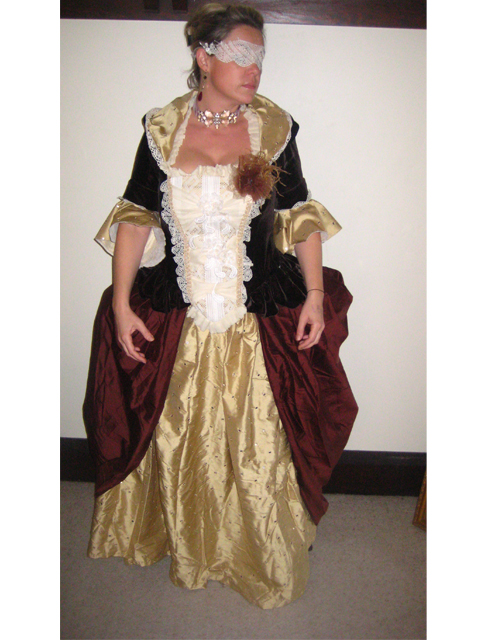 Marie Antoinette style pannier dress Marie Antoinette