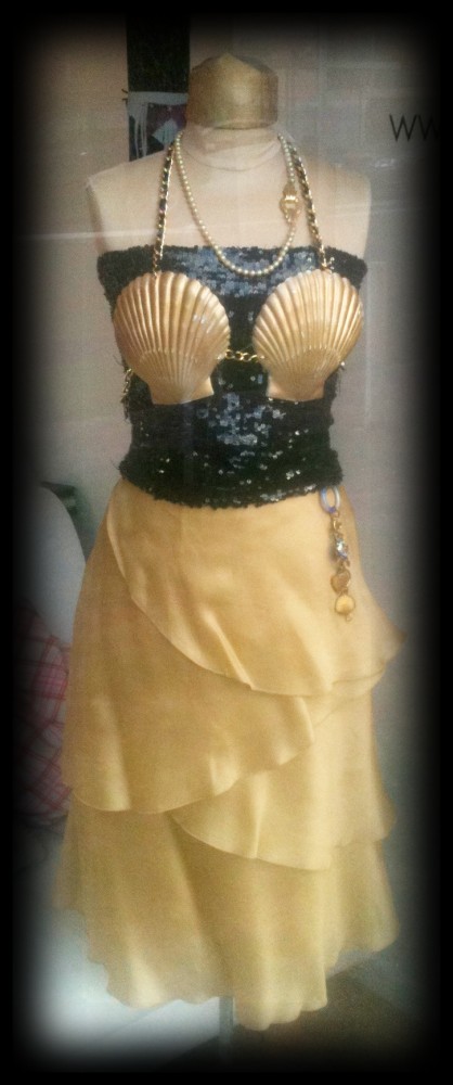 Golden Mermaid costume Golden Mermaid costume