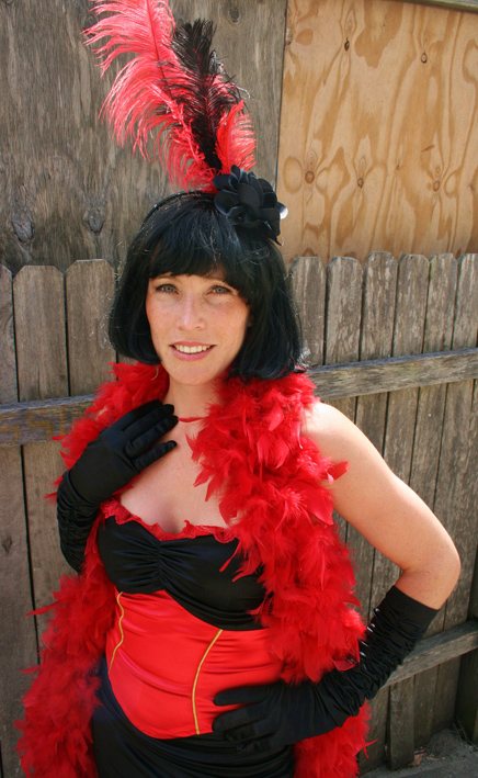 Moulin Rouge feathers and gloves Moulin Rouge feathers and gloves