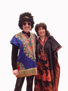 60's Hippy costume couple